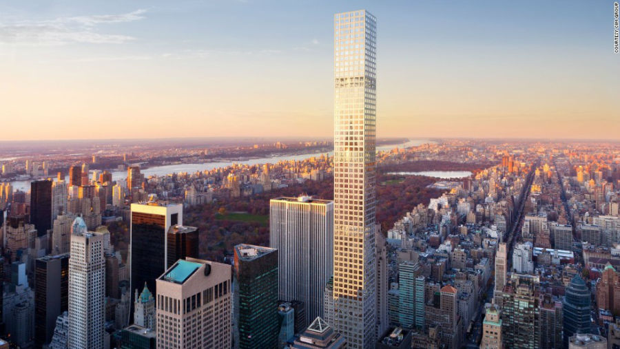 432 Park Avenue مکان: نیویورک - آمریکا ارتفاع: 425.5 متر تعداد طبقات: 85 آرشیتکت: رافائل وینولی – LLP – موسسه معماری SLCE 