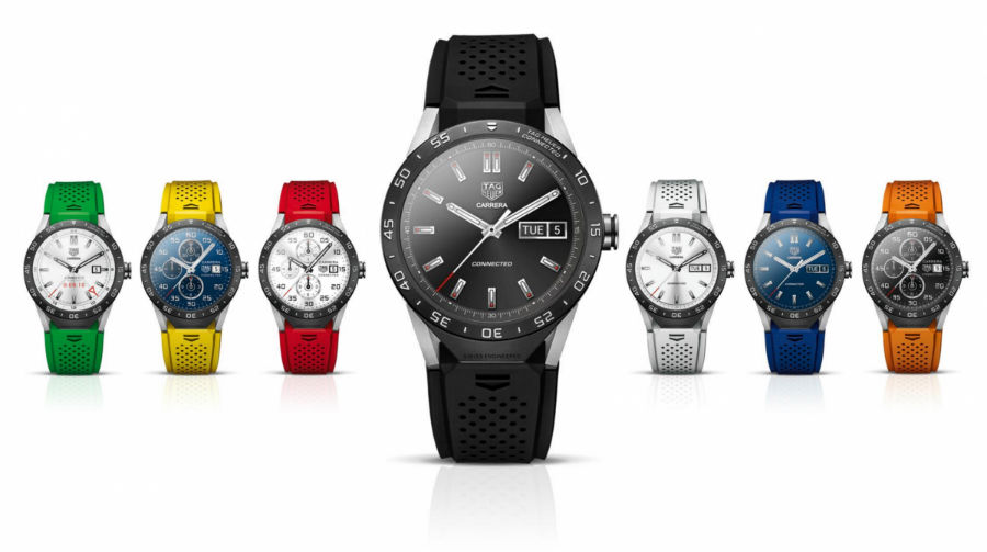 تگ هویر این ساعت را در 7 رنگ مختلف ارائه می‌کند. 