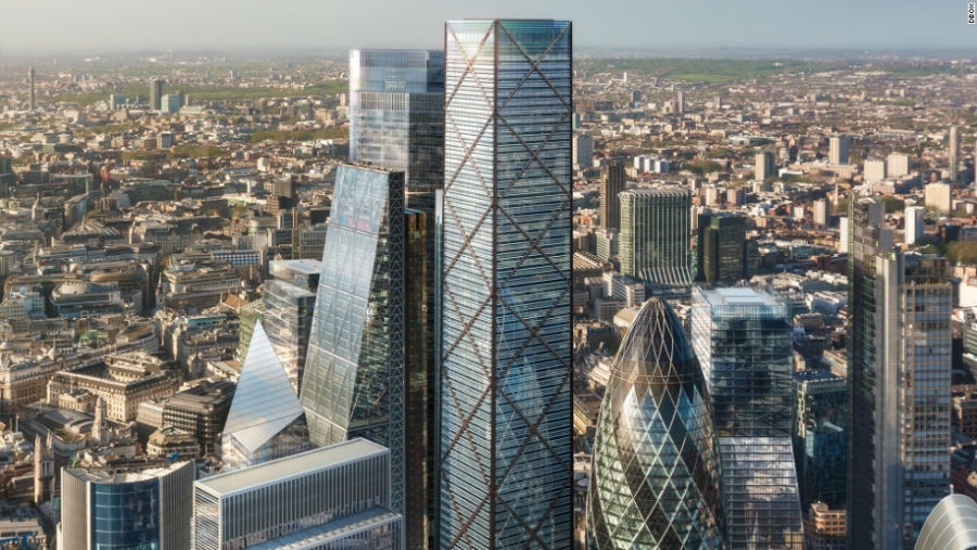 1 Undershaft مکان: لندن - انگلستان ارتفاع: 300 متر تعداد طبقات: 73 آرشیتکت: Aroland Holdings 