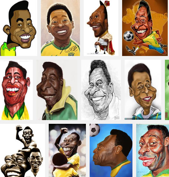 پله؛ پادشاه فوتبال جهان - روزیاتو(تصویری از کلکسیون کاریکاتور هایی که در چند سال اخیر درباره پادشاه فوتبال  جهان کشیده شده است)