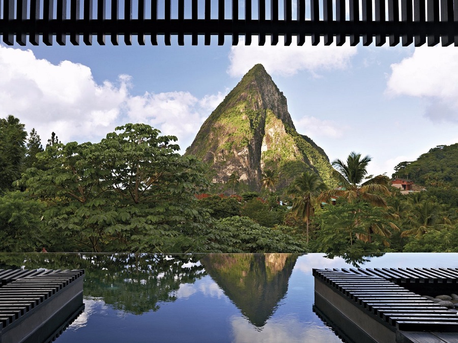 the-black-quartz-infinity-pool-at-hotel-chocolat-on-the-island-of-st-lucia-provides-guests-with-quite-the-view-thanks-to-its-location-across-from-petit-piton-a-volcanic-mountain