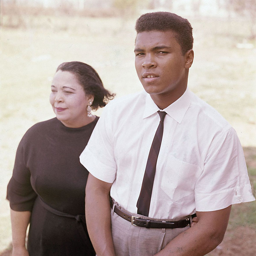محمدعلی و مادرش اودیسه، 1963
