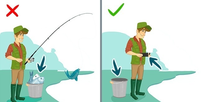 اگر خودتان ماهی گیری می کنید، پیش از هر کاری، با دستگاه جیوه سنج، آب را بررسی کرده و از میزان جیوه موجود در آن مطلع شوید. 