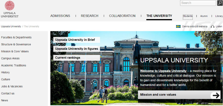 هر آنچه لازم است در مورد دانشگاه اوپسالا سوئد بدانید