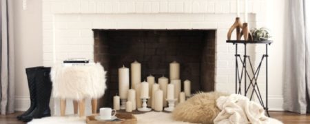 ایده‌هایی برای تزئین شومینه‌های بی‌استفاده