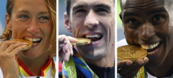 چرا ورزشکاران المپیک مدال‌های خود را گاز می‎گیرند؟