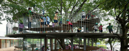 مهدکودک درختی در ژاپن