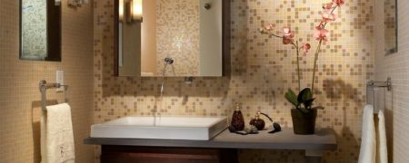 ترفندهایی برای شیک سازی دستشوئی های کوچک