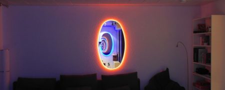 ساخت تصویری از بی نهایت در خانه با استفاده از آینه