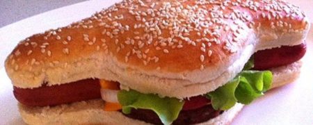 با «هَمداگ» آشنا شوید؛ ساندویچ دوگانه همبرگر و هات داگ [تماشا کنید]