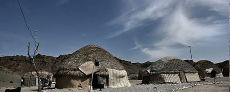 گردشگری خیلی جذاب در کپر های قلعه گنج کرمان