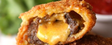 خوشمزه روز: حلقه های پیازی چیزبرگر [تماشا کنید]