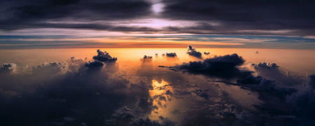 عکس هایی زیبا از طوفان ها که در ارتفاع ۳۰ هزار پایی گرفته شده اند