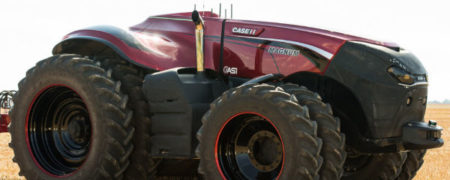 تراکتور رباتیکی قدرت مند که می تواند شب و روز کار کند