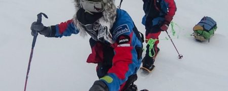 تصاویری که سختی سفر ۸۰۰ کیلومتری به قطب شمال را به خوبی نمایش می دهند