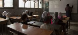 شروع سال تحصیلی در مدرسه ای در شرق آلپوی سوریه