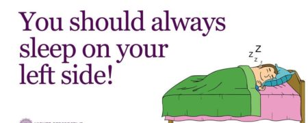 چرا باید به پهلوی چپ بخوابیم؟