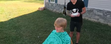 اصلاح کردن موی سر با پهپاد چه عاقبتی دارد؟ [تماشا کنید]