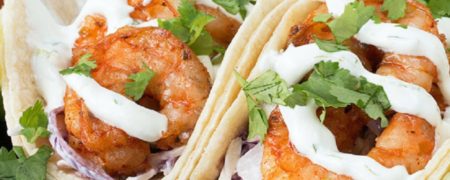 خوشمزه روز: تاکو میگو با سس گشنیز [تماشا کنید]