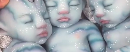 ویدئوی نوزادان آواتار که به شدت شبیه انسان واقعی هستند [تماشا کنید]