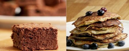 خوشمزه روز: براونی موز و پنکیک بلوبری [تماشا کنید]