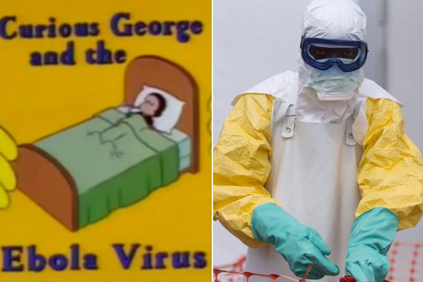 در قسمتی که مربوط به سال ۱۹۹۷ می شود، بارت بیمار است و مادرش کتابی به همراه دارد که در عنوان آن نام ویروس ابولا دیده می شود. نکته عجیب اینکه در صفحه ای از این کتاب، یک نقاشی وجود دارد که در آن کشته شده های ابولا نیز به تصویر درآمده اند. بحران ابولا در دنیا تقریبا یک دهه بعد از این اپیزود در دنیا به وقوع پیوست.