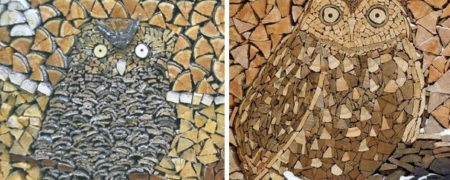 آثار هنری زیبایی که توسط انبوهی از چوب های بریده شده خلق گشته اند