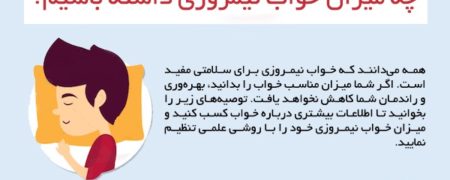 چه میزان خواب نیمروزی برای بدن مناسب است؟ [اینفوگرافیک]