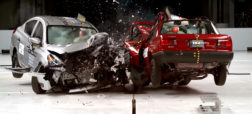 ویدیویی که تست تصادف خودروی نیسان Tsuru را به تصویر می کشد [تماشا کنید]