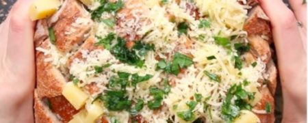 خوشمزه روز: نان فرانسوی پنیری [تماشا کنید]