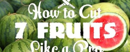 چگونه همانند یک حرفه ای انواع مختلف میوه ها را برش دهیم؟ [اینفوگرافیک]