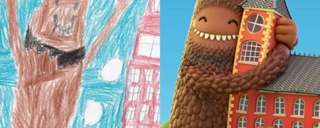 هنرمندی که نقاشی کودکان را به اسباب بازی تبدیل می کند