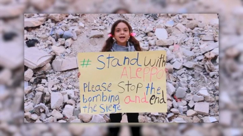 «بنا» دختر ۷ ساله ای که از حلب توییت می کرد، از این منطقه جنگ زده نجات پیدا کرد