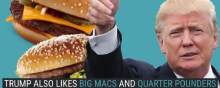 نگاهی به رژیم غذائی بسیار ناسالم دونالد ترامپ [تماشا کنید]