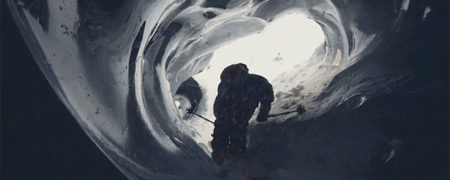 انجام حرکات نمایشی خیره کننده ورزش اسکی در کوه های آلپ فرانسه [تماشا کنید]