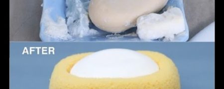 آموزش ساخت جا صابونی با ابر برای پیشگیری از هدر رفتن صابون [تماشا کنید]