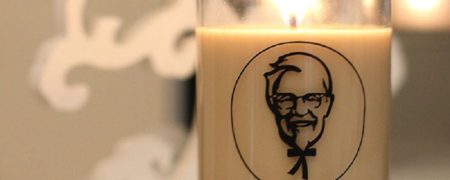 فست فود زنجیره ای KFC شمع هایی با عطر مرغ سوخاری عرضه کرده است