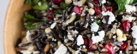 خوشمزه روز: سالاد انار با برنج وحشی [تماشا کنید]