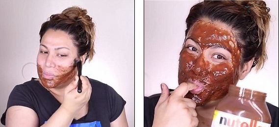 پیشنهاد یک آرایشگر عرب: ماسک صورت نوتلا موجب جوان سازی پوست می شود