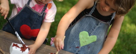 آموزش دوخت پیشبند کودکان با استفاده از شلوار جین