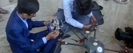 اختراع پهپاد ردیاب و خنثی کننده بمب توسط یک دانش آموزش ۱۴ ساله هندی
