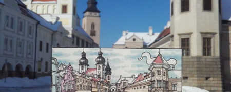 رسم نقاشی های زیبا و فانتزی از مناطق دیدنی شهرهای اروپا توسط هنرمند استرالیایی