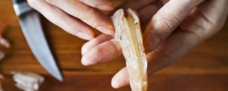 چگونه همانند یک حرفه ای میگو را پوست کنده و تمیز کنیم؟ [تماشا کنید]