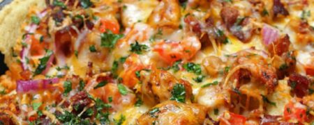 خوشمزه روز: ناچوی مرغ با سس باربیکیو [تماشا کنید]