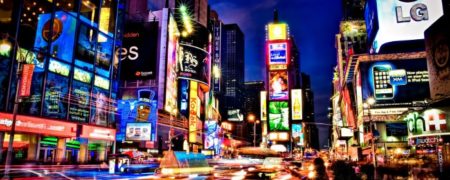 مجموعه تصاویری که تحولات میدان تایمز نیویورک از ۱۸۷۰ تا به امروز را نشان می دهند