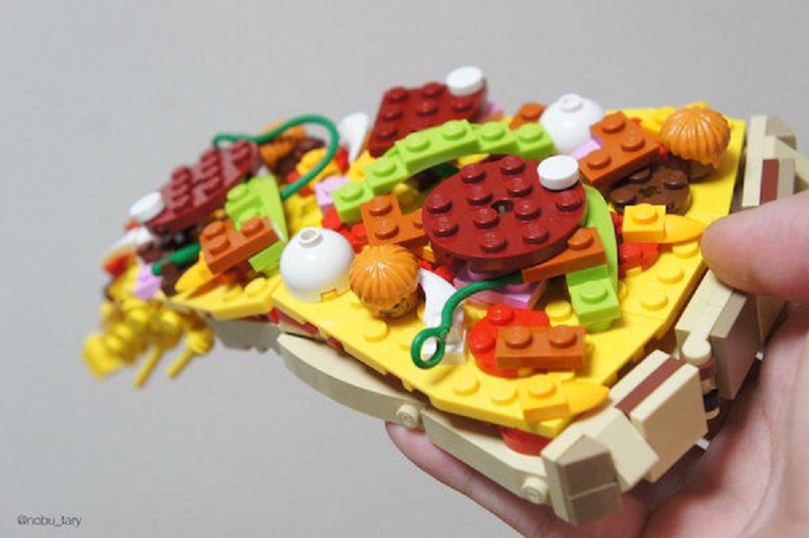 نگاهی به غذاهایی که هنرمند ژاپنی آن ها را با لگو ساخته است