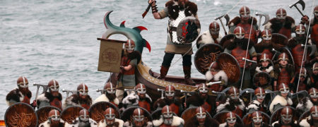 نگاهی به تصاویر حماسی و باشکوه جشنواره وایکینگ ها در اسکاتلند