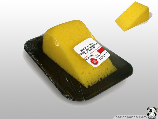 ابر ظرفشوئی به شکل پنیر