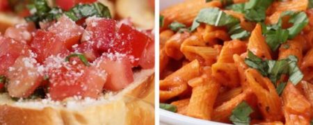 طرز تهیه بروسکتا: یک وعده شام ایتالیایی [تماشا کنید]