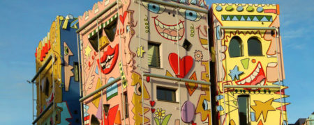 هپی ریتزی؛ ساختمانی در آلمان با نقاشی های کارتونی جذاب و انتزاعی